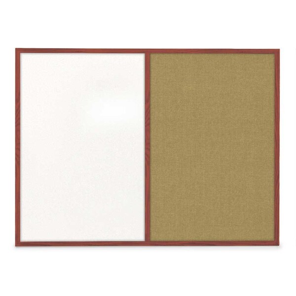 Sliding Door Indoor Enclosed Corkboard, 3, UV9000ACS-BLACK-BUFF